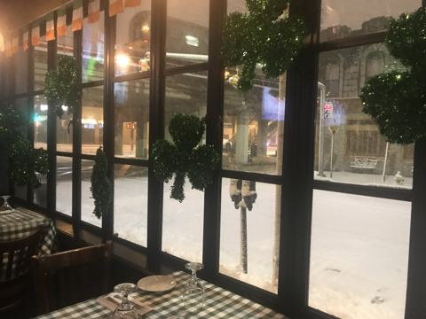Snowy saint patrick s day at m